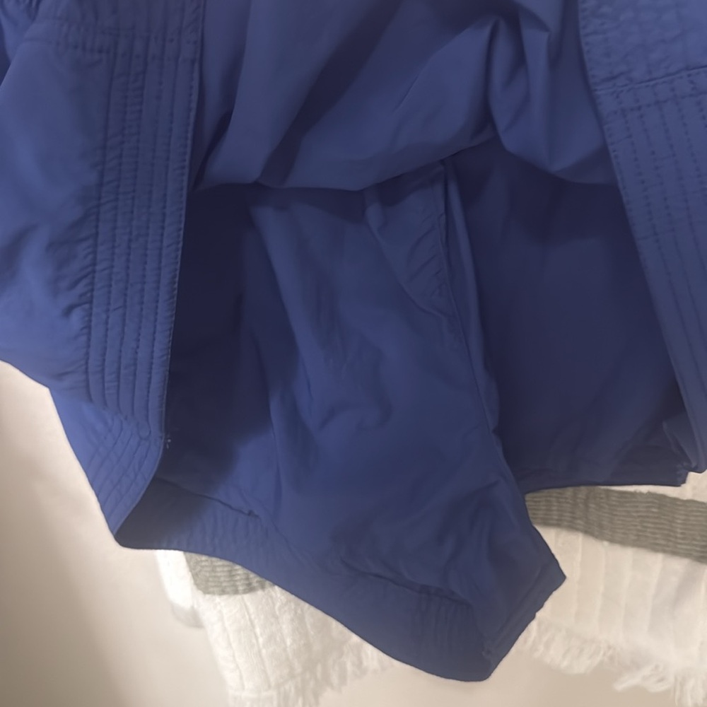 Free people Deep Blue Skort with Waist Tie - Picture 7 of 9
